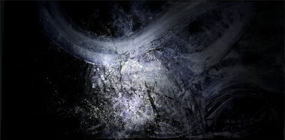 Fluctuation of Time -From a closed space- - a Paint Artowrk by Tomo Sakurai
